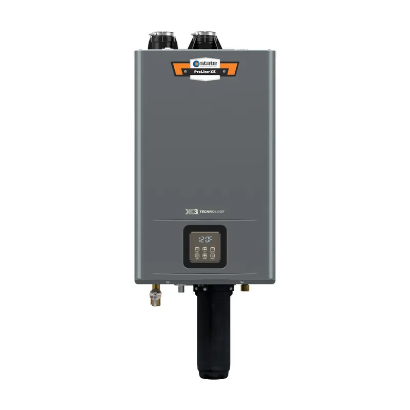 STATE WATER HEATERS STHR-199X3 Adapt Premium Condensing Tankless Commercial-Grade Residential Gas Water Heater 9k - 190k BTU
