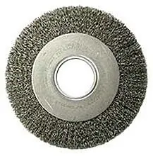 Weiler 6090 Medium-Face Crimped Wire Wheel 8 inch Diameter 1 inch Width Replacement MPN