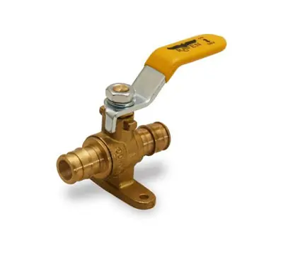 Everflow 806W034-NL 3/4 F1960 PEX Drop Ear Ball Valve Lead Free