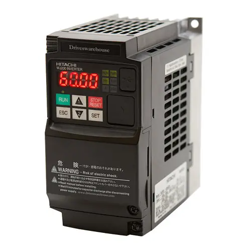 CENTURY WJ200-002LF VFD Hitachi Input: Three P * CLEARANCE *