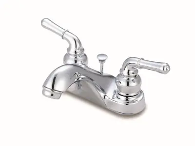 Everflow BGL-B11C Glenford Two Handle Lavatory Faucet With Drain Chrome