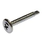 Metallics JWDS1C Zinc Plated Steel Phillips Drive Wafer Head Self-Drilling And Tapping Drywall Screw #8 x 1/2-Inch