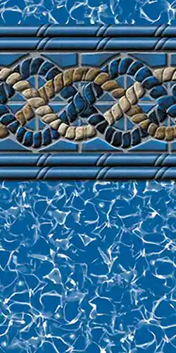 Swimline LI183352MGU 18' x 33' Oval Mystri Gold Unibead A/G Liner 52 Wall