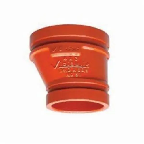 Victaulic FG35051P00 FireLock Style 51 12 x 8 in. Grooved Painted Eccentric Reducer