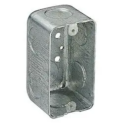 THOMAS & BETTS 58371-3/4 Junction Box SC 583713/4 4X2-1/8 UTIL STL 14