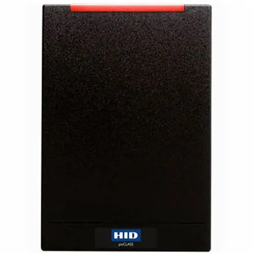 HID GLOBAL 920PHRNEK00005 pivClass Reader, RP40-H, Wall Switch, HID/AWID/EM4102 Prox, SIO/SEOS + Legacy + FIPS/CAK, Std Ver. 1 Keyset, Wiegand, Pigtail Cable: 18 (0.45m) + Replacement MPN