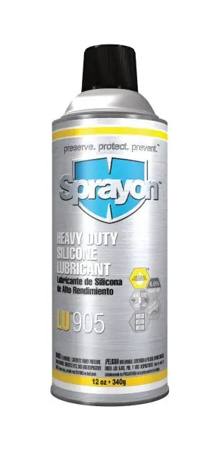 Krylon Industrial SC0905000 LU905 Heavy Duty Silicone Lubricant 12 oz Aerosol Can