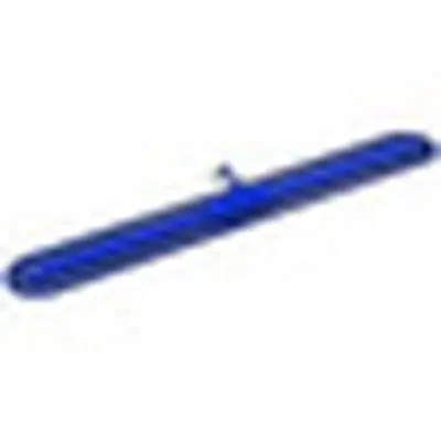 Bon 82-347 Blue Steel Fresno Trowel - Round End 42 x 5 With Swivel All Angle Bracket
