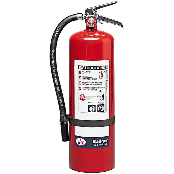 Badger 23781 Extra 10 lb BC Fire Extinguisher w/ Wall Hook