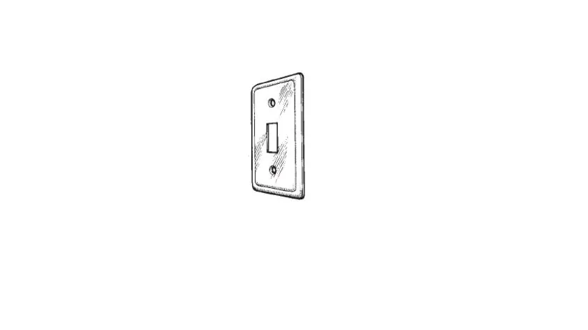 Mulberry 10004 Electro Plated Steel Toggle Switch Cover
