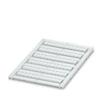 Phoenix Contact 0828744 UniCard Terminal Block Marker Polyamide Unlabeled White 4.6 mm W (4.4 x 4.7 mm Lettering Field Size)