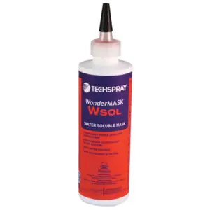Techspray 2204-8SQ WonderMASK® 2204 Water Soluble Solder Mask 8 oz Squeeze Bottle Pink/Red