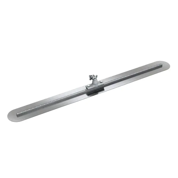 Bon 82-329 Spring Steel Fresno Trowel - Round End 48 x 5 With Locking All Angle Bracket