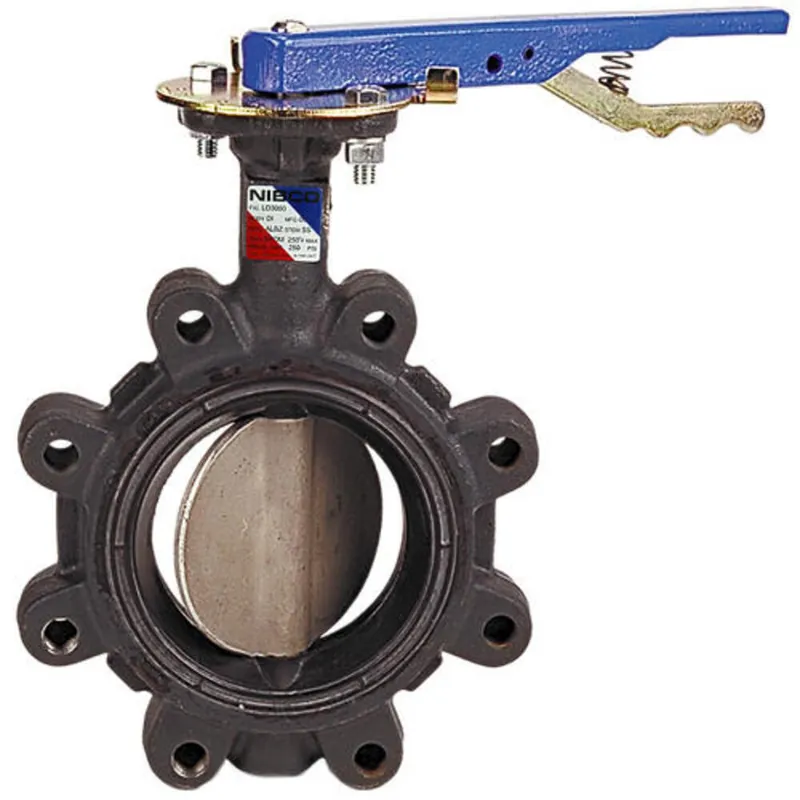 NIBCO NLG150D LD-2100 Series 2 in Ductile Iron Buna-N Locking Lever Handle Butterfly Valve