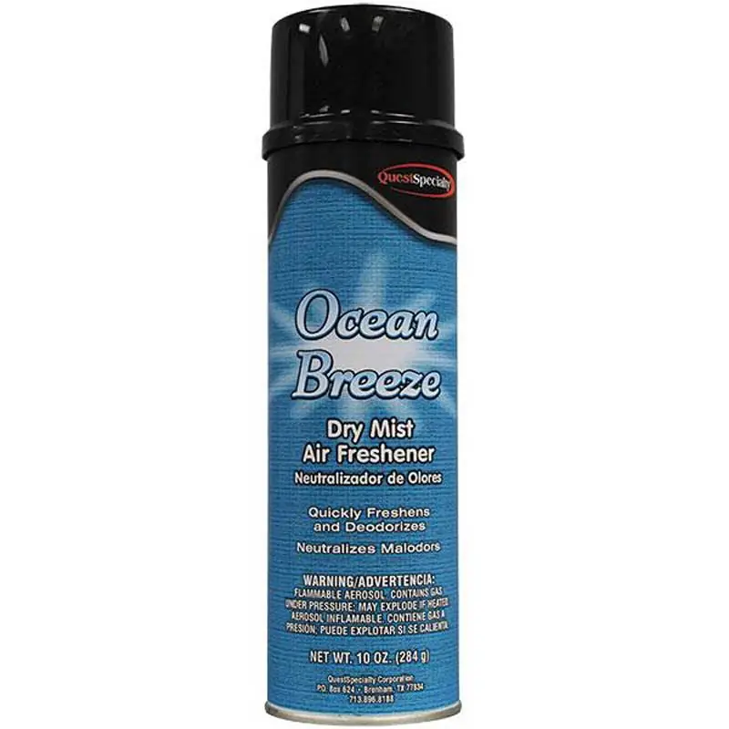 QuestSpecialty 335001 Air Freshener Ocean Breeze 10 oz Aerosol