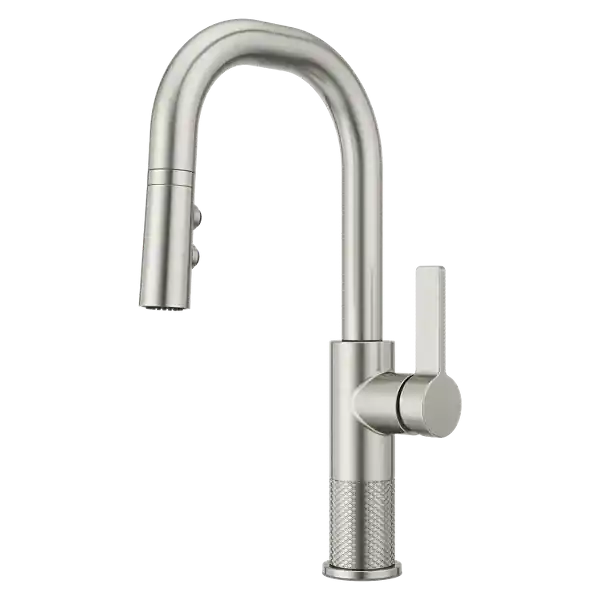 Pfister GT572-MTS Montay Single Handle Pull Down Bar Faucet in Stainless Steel