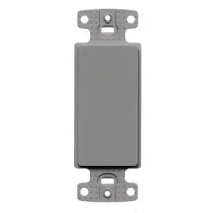 Hubbell Premise Wiring NS620GY Blank Decorator Frame Grey
