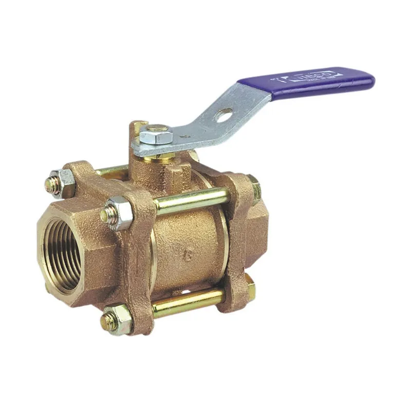 NIBCO NL9750E T-590-Y 3-Piece Ball Valve 2-1/2 in FNPT