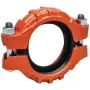 Victaulic L080107PTN QuickVic Style 107N 8 in. (Orange Enamel) Grooved Coupling