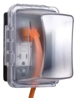 Raco MM710C Polycarbonate 1-Gang Non-Metallic While-In-Use Cover 3.79 Inch x 4.75 Inch x 5.54 Inch