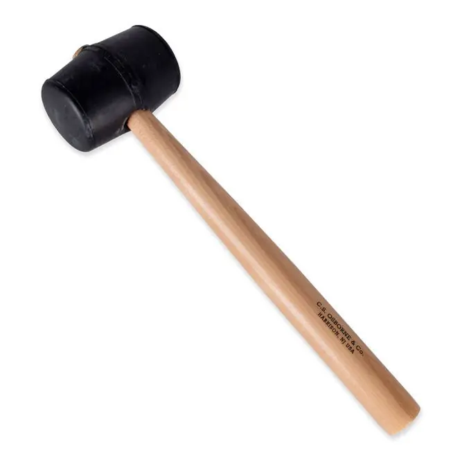 C.S. Osborne 197-2 Rubber Mallet 13 oz 12 in L Replacement MPN