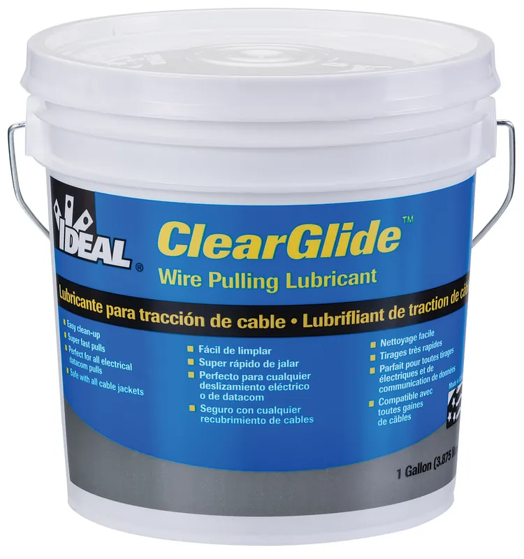 Ideal Industries 31-381 ClearGlide Wire Pulling Lubricant 1-Gallon Bucket