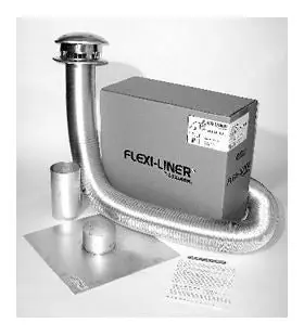 Selkirk AF35-03(1730035) Flexi-Liner Flexible Aluminum Chimney Liner Kit For Gas Appliances 3 Size x 35' Length