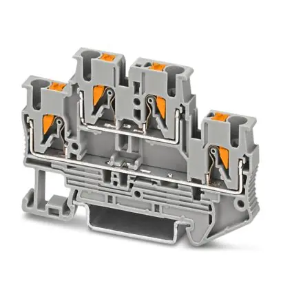 Phoenix Contact 3210567 Multi-Level Terminal Block Push-In Connection 500V 22A 26-12 AWG 5.2mm W Grey