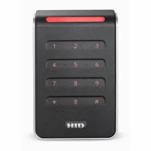 HID GLOBAL CORPORATION 40KNKS-T0-000000 Signo 40K, Black/Silver, PIG, CRD PFL T0-STD, BLE: On, Wiegand, 32-B MSB, Each, 4-B MSG, No Par