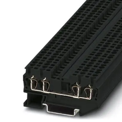 Phoenix Contact 3037452 Feed-Through Terminal Block Spring-Cage Connection 800V 24A 28-12 AWG 5.2mm W Black