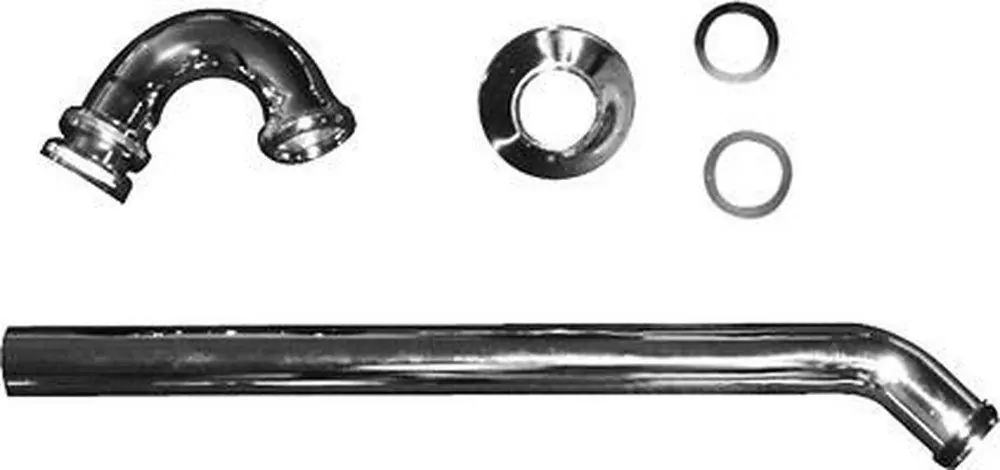 Duravit 0050270092 1-1/2 x 19-3/4 in. Metal and Brass Riser Tube in Chrome