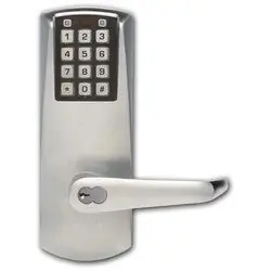 KABA P2031B-LL-626-41 Electronic Pushbutton Lock, Heavy Duty, Best Equivalent 6 or 7-Pin, 1/2 Cylindrical Throw Latch, 2-3/4 Backset