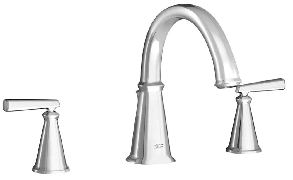 American Standard T018900.002 Edgemere Bathtub Faucet With Lever Handles for Flash Rough-In Valve in Chrome
