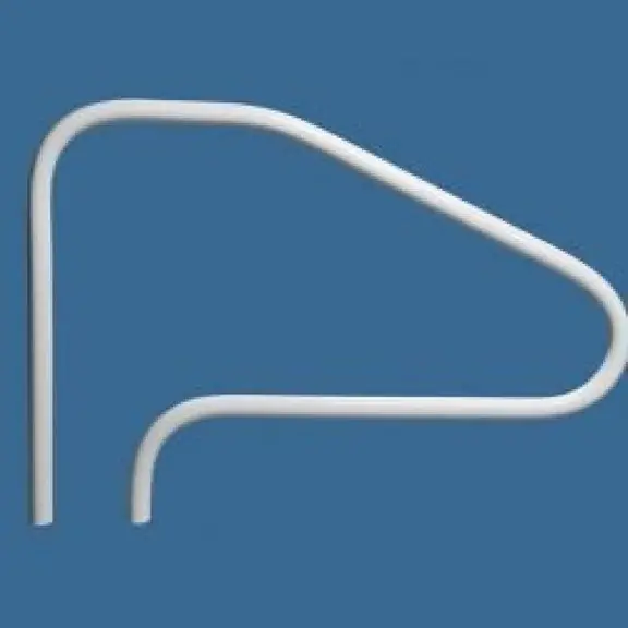 Saftron RTD-448-G Saftron Classic Figure 4 Style Four Bend Return To Deck Includes Escutcheons Gray