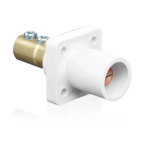 Leviton 16R21-UW 16 Series Single Pole Cam Type Male Panel Receptacle 600V 400A 1/0 To 4/0 AWG