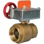 Victaulic V012728CT1 FireLock 728 Brass Full Port Ball Valve with Actuator 1-1/4 in
