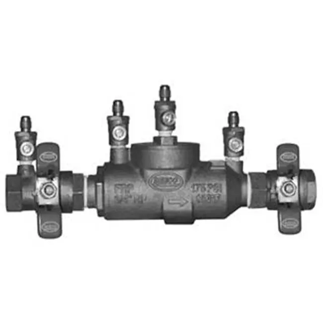 MIFAB FDC1.00-QT-LL BEECO Friendly Double Check Backflow Preventer Valve, Bronze Body, Low Lead, 1
