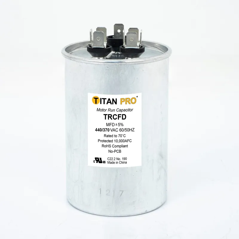 Diversitech TRCFD3575 Run Capacitor, 35/7.5 mfd 440/370V Dual Round Titan Pro