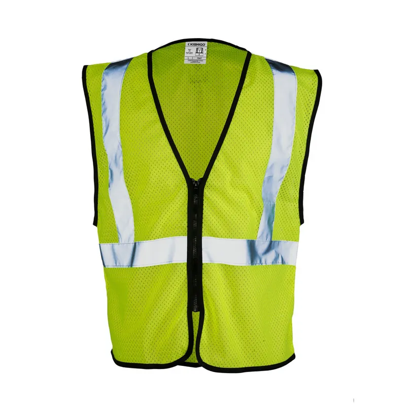 Kishigo 1547LXL Lime Zipper Mesh Vest L/XL Replacement MPN
