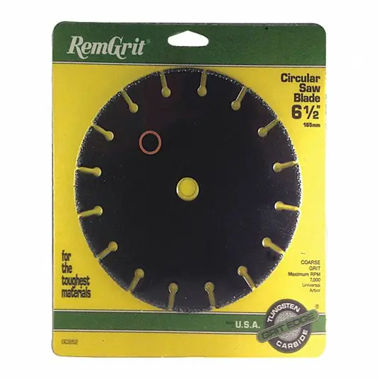 Greenfield Industries E0206232 GC408 RemGrit Circular Saw Blade, 4 x 5/8