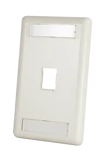 Ortronics 403HDJ11-88 1-Port High Density Faceplate Singlegang Cloud White