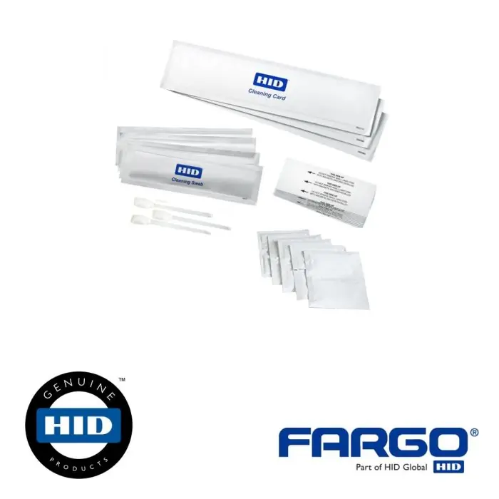 HID GLOBAL 086177 Printer Cleaning Kit, Includes (4) Printhead Cleaning Swab and (10) Cleaning Card