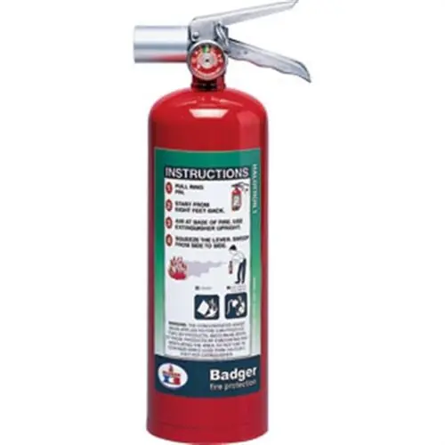 Badger 24567 Extra 5 lb Halotron I Fire Extinguisher w/ Wall Hook