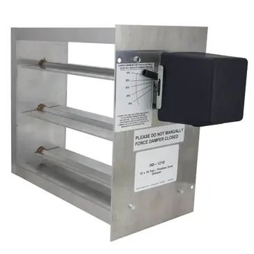 iO HVAC Controls HD-2410 24 X 10 24v SR Damper 2Wire