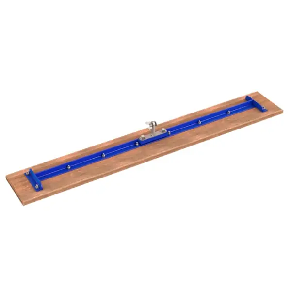 Bon 82-138 Wood Bull Float - Square End 48 x 7 1/4 With Clevis Bracket