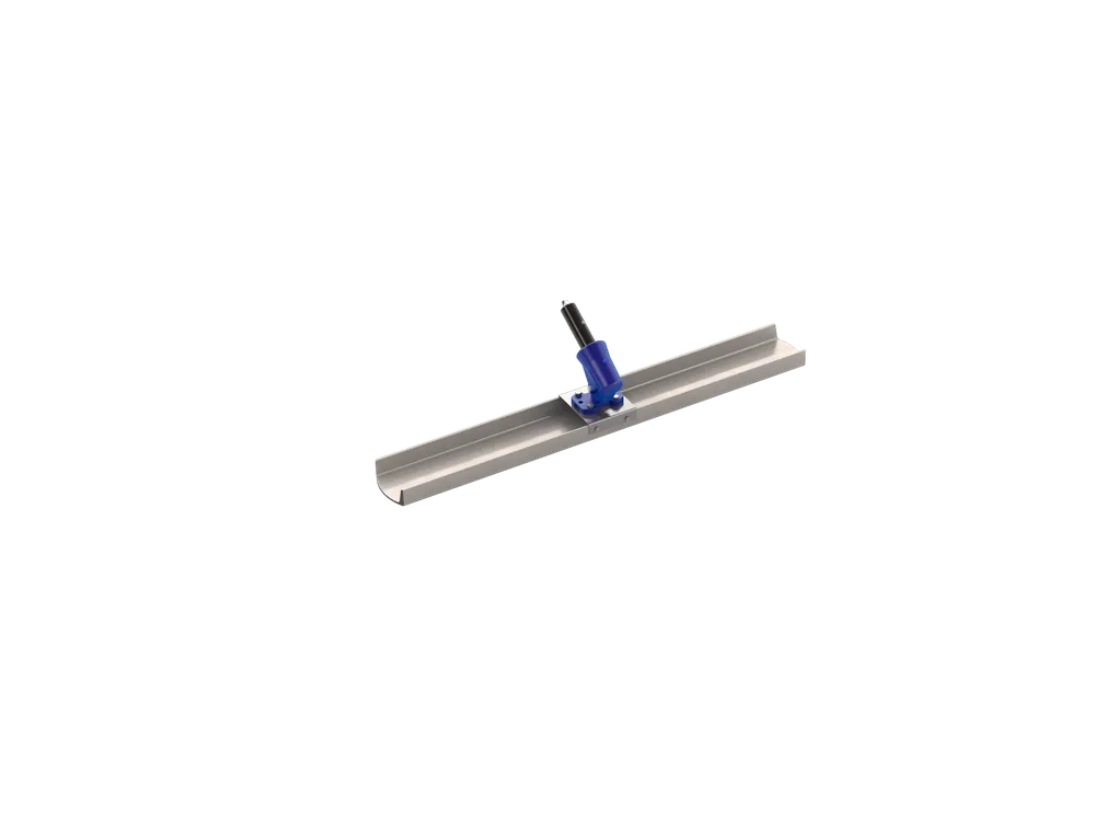 Bon 82-314 Round End Magnesium Channel Float - 48 x 6 with Wormgear Bracket