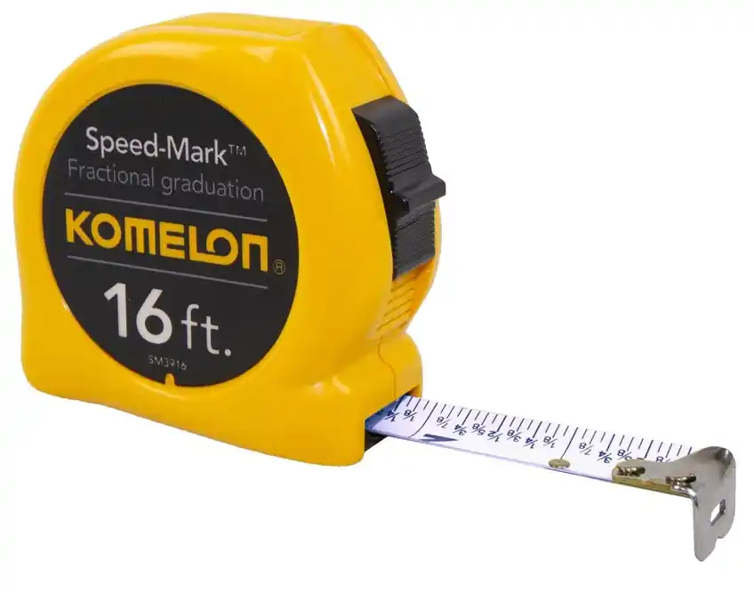 Komelon USA SM3916 Speed Mark Tapes 16 ft x 1 in