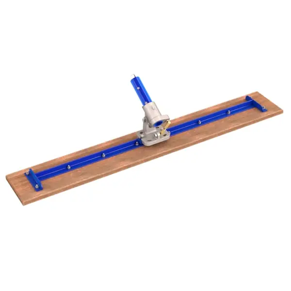 Bon 82-149 Wood Bull Float - Square End 48 x 7 1/4 With Rock N Roll Bracket