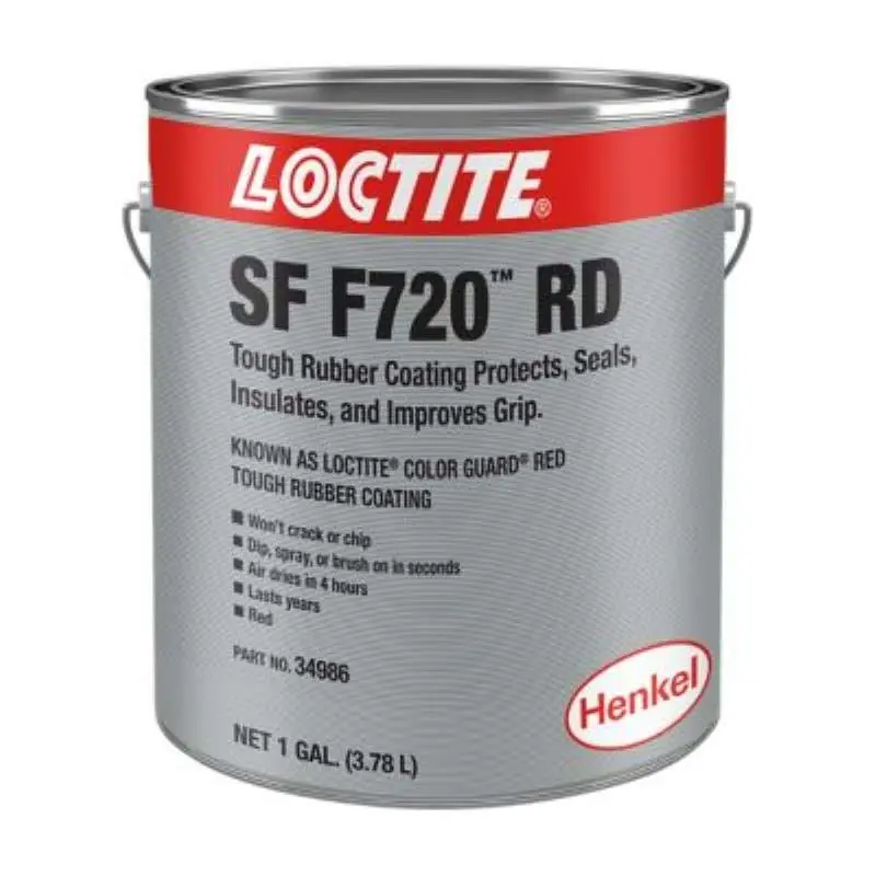 Loctite 338131 Color Guard Tough Rubber Coating Red 1 Gallon