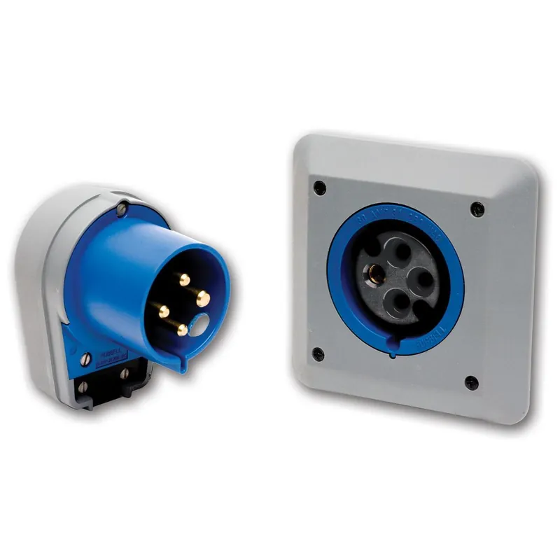 Wiring Device-Kellems L430P9 HWD 3-Phase Heavy Duty Low Profile Male Standard Watertight Pin and Sleeve Plug